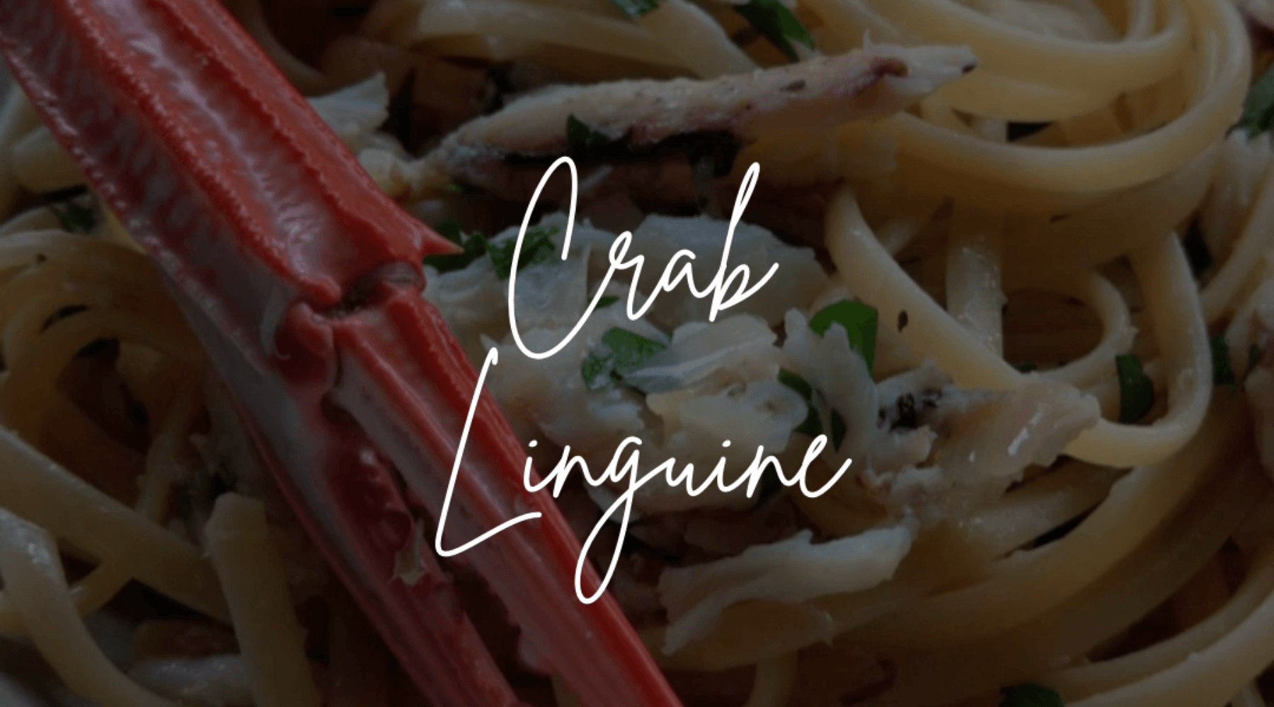 Blue Swimmer Crab with Linguine | Leasa Hilton
