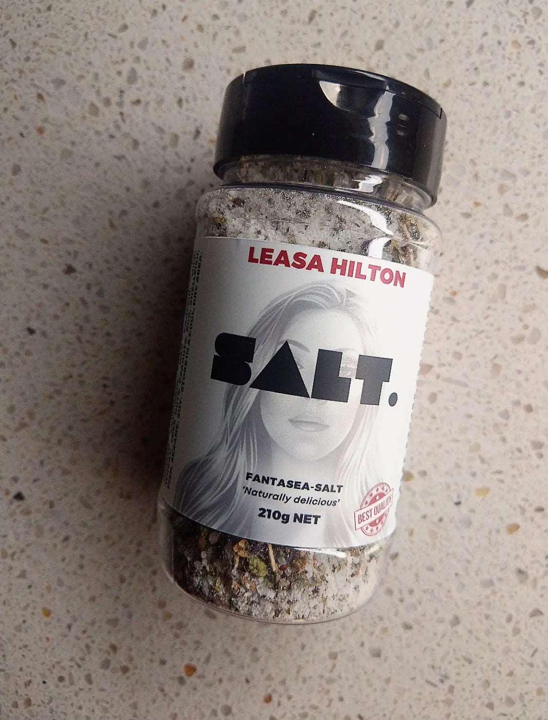 Fantasea-salt Gourmet Sea Salt 210g Bottle by Leasa Hilton - Leasa Hilton