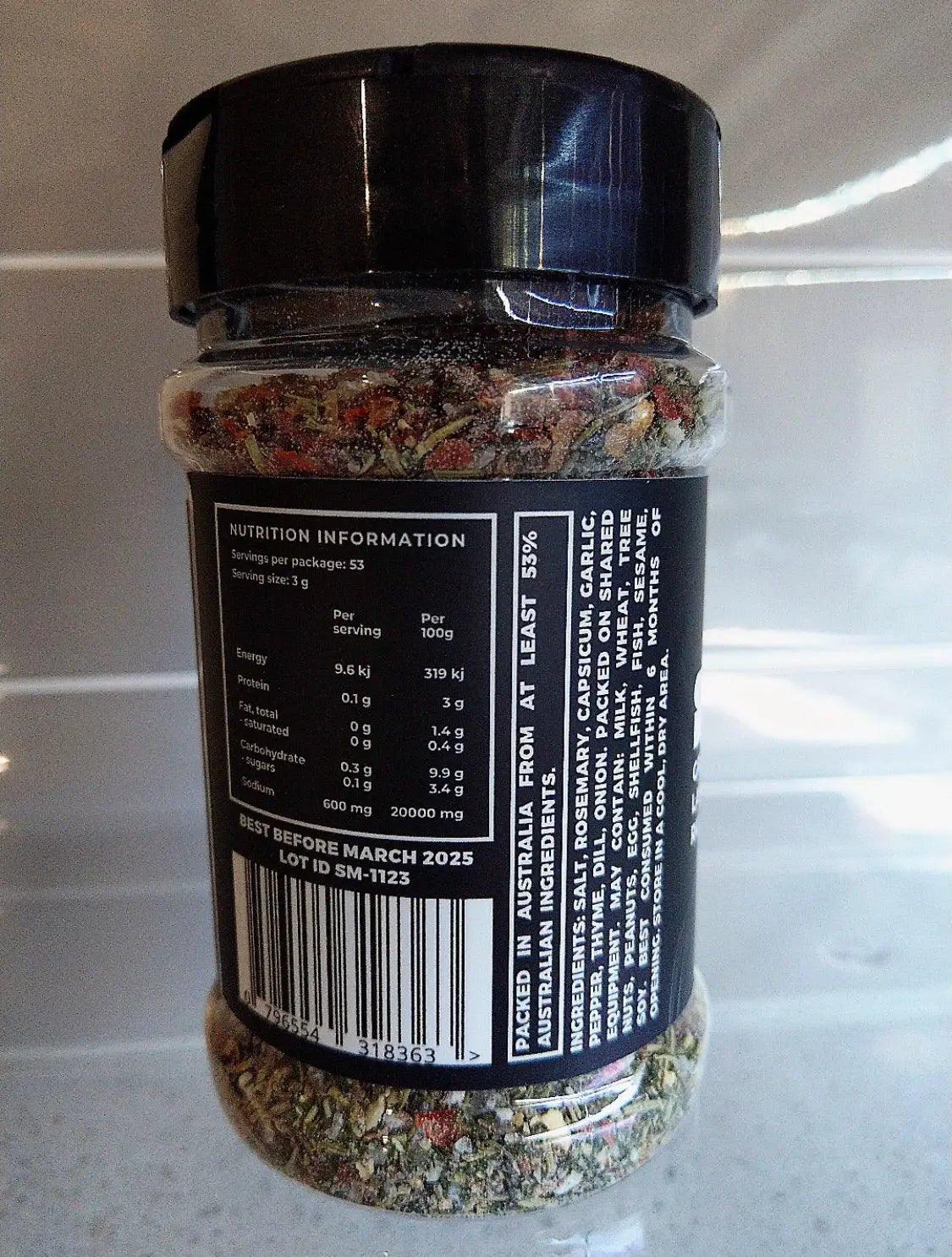 SMASH Greek Lamb Rub 160g - Leasa Hilton