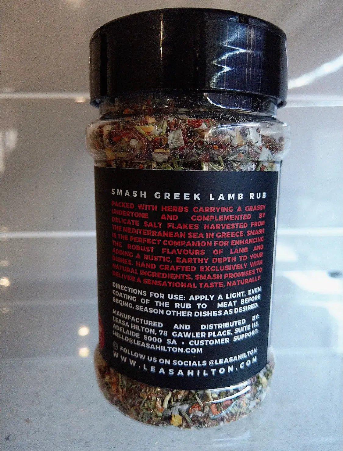 SMASH Greek Lamb Rub 160g - Leasa Hilton