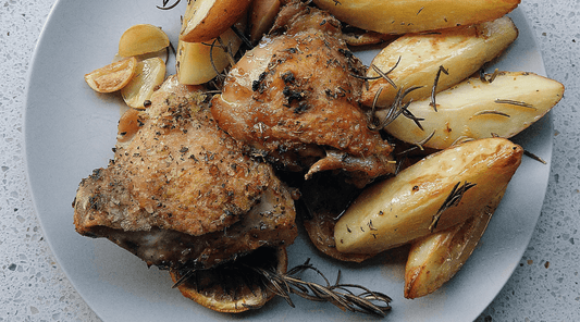 Greek Lemon Chicken and Potatoes - Leasa Hilton